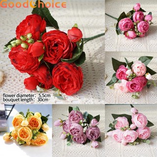 【Good】Artificial Flower Bouquet Home Decor Silk Cloth Wedding Artificial Silk【Ready Stock】