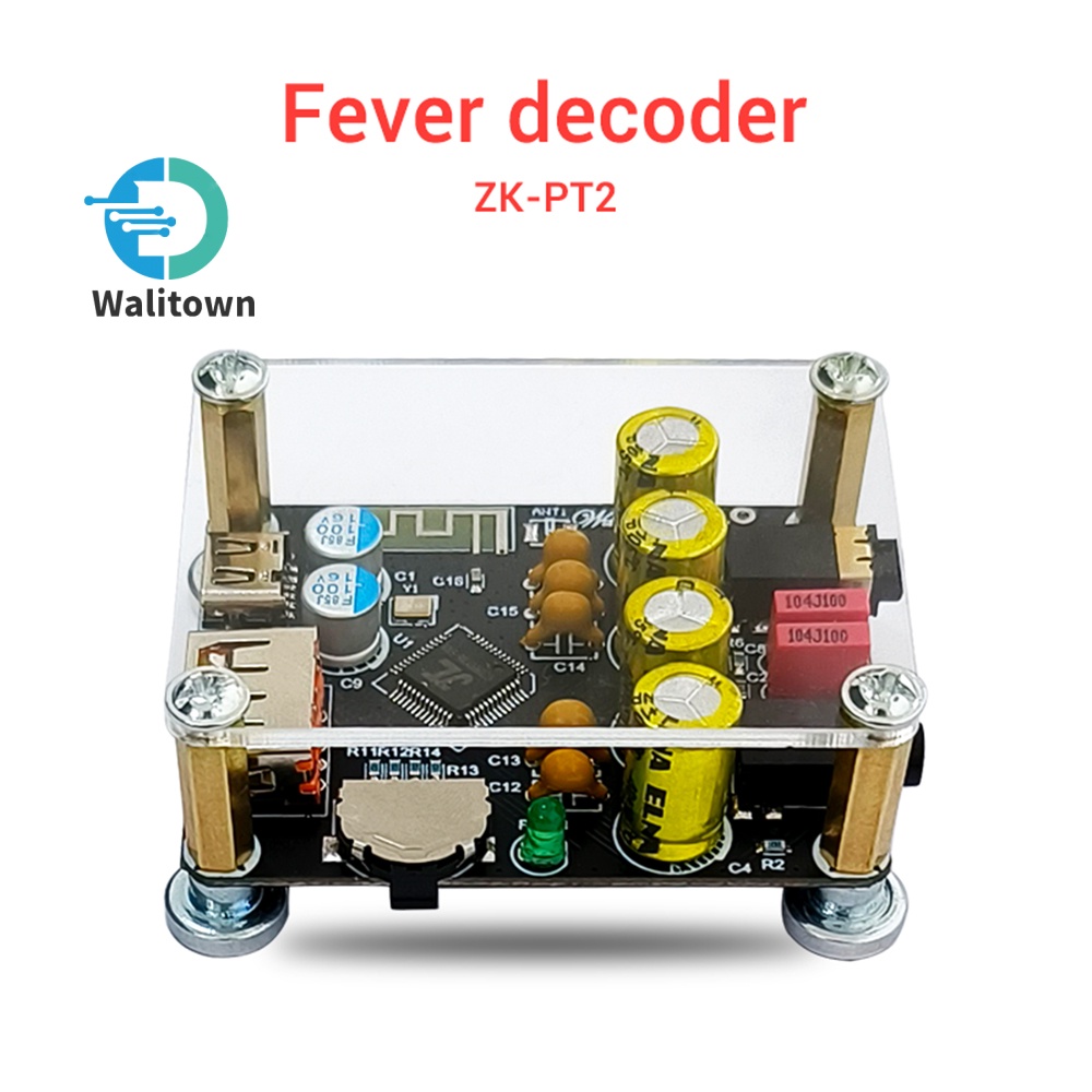 Zk-pt2 Lossless Audiophile HIFI5.1 บลูทูธ U Disk ถอดรหัสบอร์ดเครื่องเล่นเครื่องรับสัญญาณเสียงเครื่อง