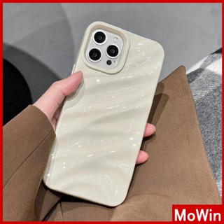 Mowin - เข้ากันได้สำหรับ เคสไอโฟน เคสไอโฟน11 เคส iphone 11 สำหรับ เคส iPhone เคสนิ่ม 3D Rระลอกสเตอริโอ แบบมันเงา กันกระแทก สีน้ำตาล สีม่วง สีดำ สีขาว สีเขียว สำหรับ iPhone 14 Pro Max 13 Pro max 12 Pro Max 11 iPhone XR 7Plus 6SPlus 8Plus