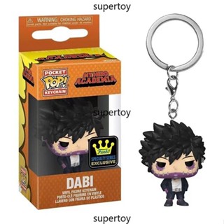 Funko Pop พวงกุญแจ ฟิกเกอร์แอนิเมชั่น My Hero Academia - Dabi ของเล่นสําหรับเด็ก