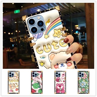 เคสโทรศัพท์มือถือ ลายการ์ตูนหมีน่ารัก แฟชั่น สําหรับ TECNO ITEL A18 A58 A56 LITE A33 S16 S17 VISION 1 2 3 P38 P37 P36 PRO PLUS