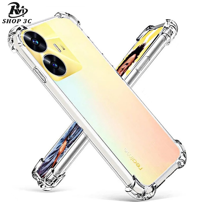 เคสใสกันกระแทก สำหรับ Realme 14 14T GT 7 Pro C67 C55 C53 C51 C35 C33 C30 C30s C25 C25s C25y C21 C21y