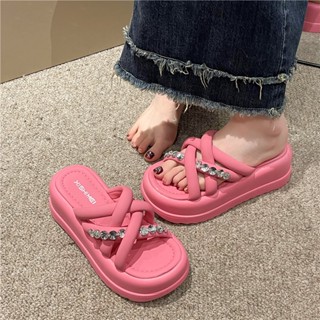 (P19)🔥ส้นตึก ไซส์35-40 สูง7cm l 2.8นิ้ว (เบจ,ชมพู,ดำ) ** พรีออเดอร์