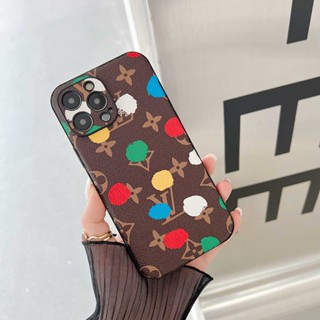 เคสโทรศัพท์มือถือ ป้องกันเต็มเครื่อง ลายแบรนด์ หรูหรา สําหรับ Apple iPhone 11 12 13 14 Pro Max