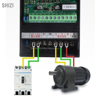 ShiZi ไดรฟ์ความถี่ตัวแปร VFD 1 เฟส 220‑240V อินพุต 2.2KW เอาต์พุต เข้า 3 ออก การควบคุม PWM