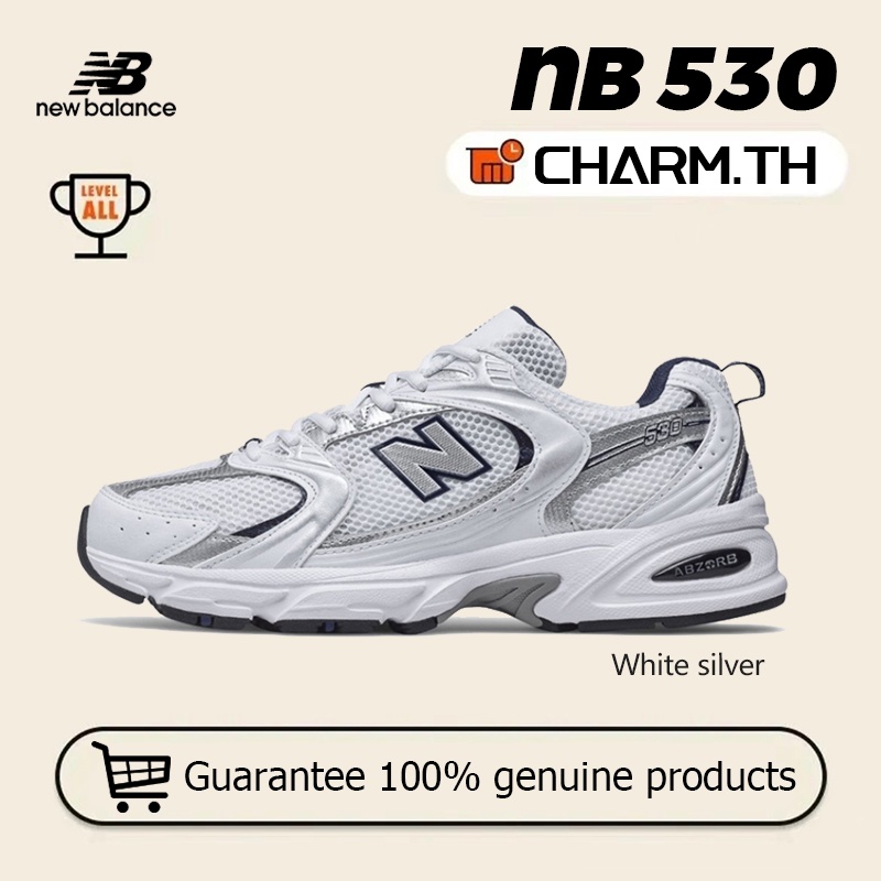 รองเท้า newbalance NEW BALANCE 530 mr530 sg nb530 white silver รองเท้าผ้าใบ