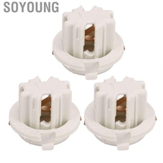 Soyoung Tail Light Brake Lamp Holders  High Precision Reliable Car Tail Brake Light Socket Holder Compact Structure Simple White  for Vehicle