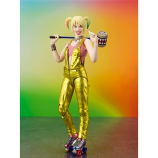 Bandai Harley Quinn SHF ฟิกเกอร์อะนิเมะ Harleen Quinzel Joints ข้อต่อขยับได้ ของเล่นสําหรับเด็ก ของขวัญ