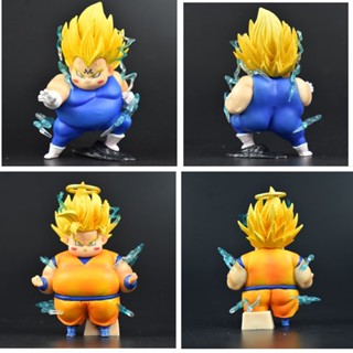 Ns3 โมเดลฟิกเกอร์ Dragon Ball Fat Vegeta Son Goku Super Saiyan ของเล่น ของสะสม สําหรับตกแต่งบ้าน