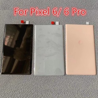 เคสแบตเตอรี่ ด้านหลัง พร้อมโลโก้กาว แบบเปลี่ยน สําหรับ Google Pixel6 6Pro 6 Pro