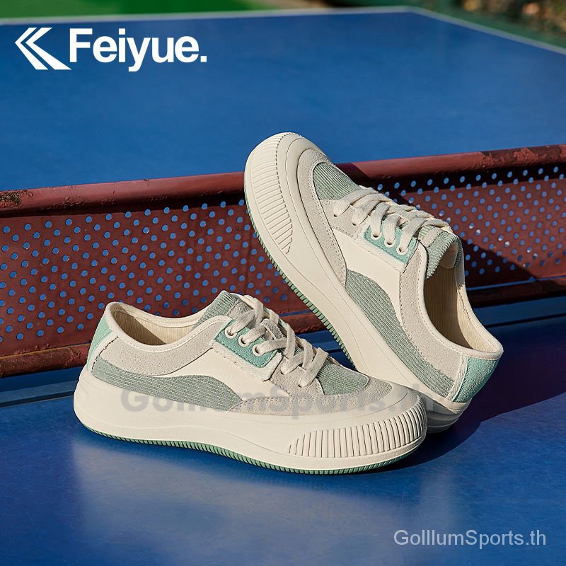 Feiyue/feiyue รองเท้าผ้าใบแพลตฟอร์ม ลําลอง เข้ากับทุกการแต่งกาย แฟชั่นฤดูใบไม้ผลิ สําหรับสตรี 879 3LYN 2023