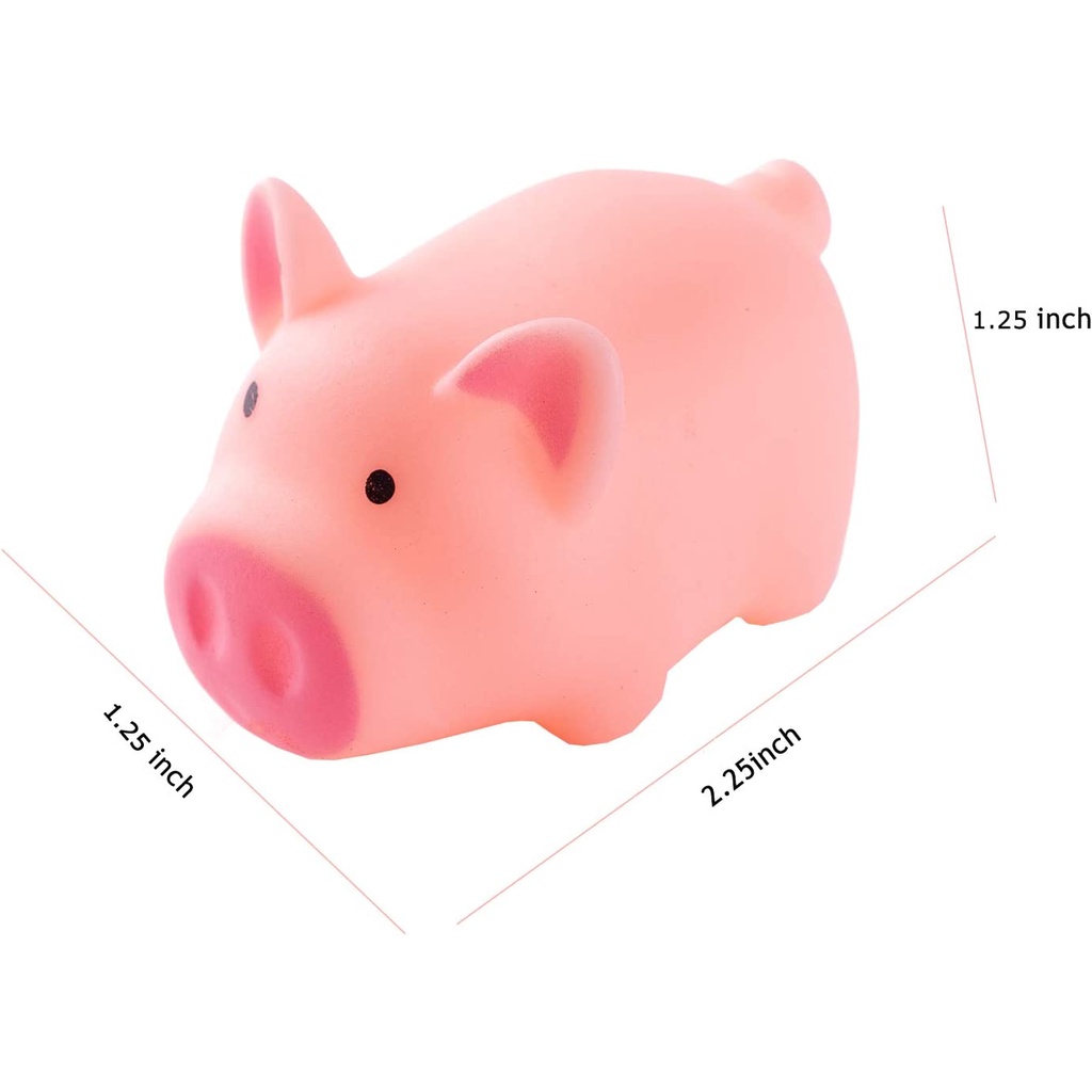 ของเล่นหมูยางอาบน้ํา ขนาดเล็ก 10 ชิ้น - รูปที่ 5