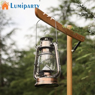 Lumiparty โคมไฟ Led แบบพกพา ชาร์จไฟได้ พร้อมที่จับ สําหรับตั้งแคมป์กลางแจ้ง