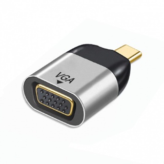 Xiwai อะแดปเตอร์แปลงหน้าจอมอนิเตอร์ USB-C Type C เป็น VGA 1080p 60hz สําหรับแท็บเล็ต แล็ปท็อป