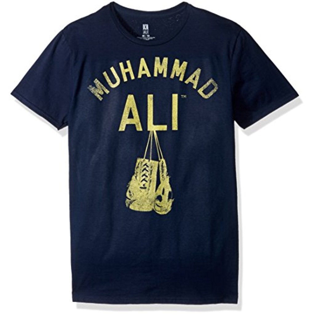 Muhammad Ali Mens Hanging Up The Gloves Short Sleeve Men T-Shirt top tee