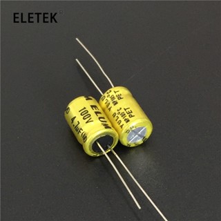 ตัวเก็บประจุแบบไม่มีขั้ว 100V 1UF 1.5UF 2.2UF 3.3UF 4.7UF 5.6UF 6.8UF 10UF 12UF 22UF 100UF 10 ชิ้น