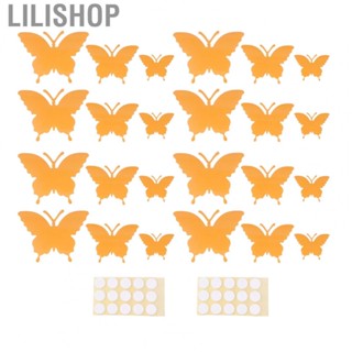 Lilishop Luminous  Wall Decal Stereoscopic Effect Orange Color for Dining Room for Balcony