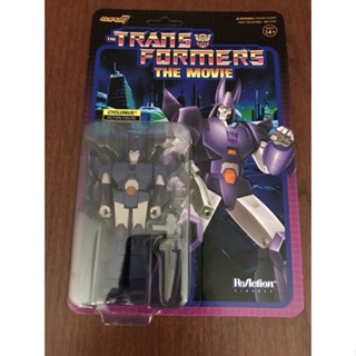 ฟิกเกอร์ Cyclonus Transformers The Movie Super7 ReAction Figure ของเล่นสําหรับเด็ก