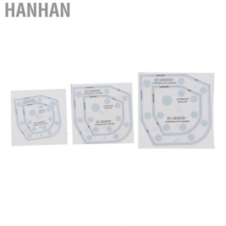 Hanhan 3 Sizes Bowl Cozy Template  6in 8in 10in Acrylic Transparent Accurate Scale Coating  Slip Bowl Cozy Pattern Template  for DIY