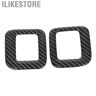 Ilikestore Dashboard Air Outlet Vent Frame  Carbon Fiber Style Smooth Antiscratch Side AC Vent Cover Trim  for Pickup