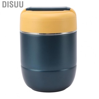 Disuu Portable Insulated Lunch Containers  Leakage Proof 1.5L Stackable Lunch Box Double Layer  for Travel for School