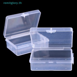 Remitglory กล่องเก็บกุญแจ รูปภาพ แบบใส ขนาดเล็ก 2 ชิ้น