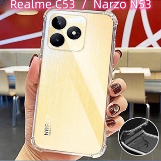 สําหรับ Realme Narzo N53 C53 6.74&amp;quot; เคสโทรศัพท์ซิลิโคน TPU แบบนิ่ม สําหรับ NarzoN53 RealmeC53 2023