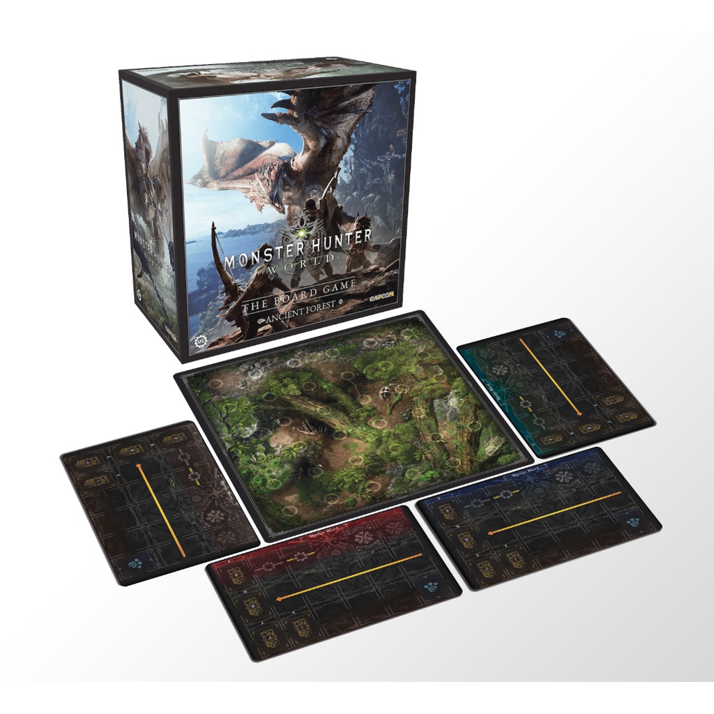 อุปกรณ์เสริมเกมกระดาน Monster Hunter Monster Hunter เกมกระดานการ์ด Mat แผงผู้เล่นแผนที่