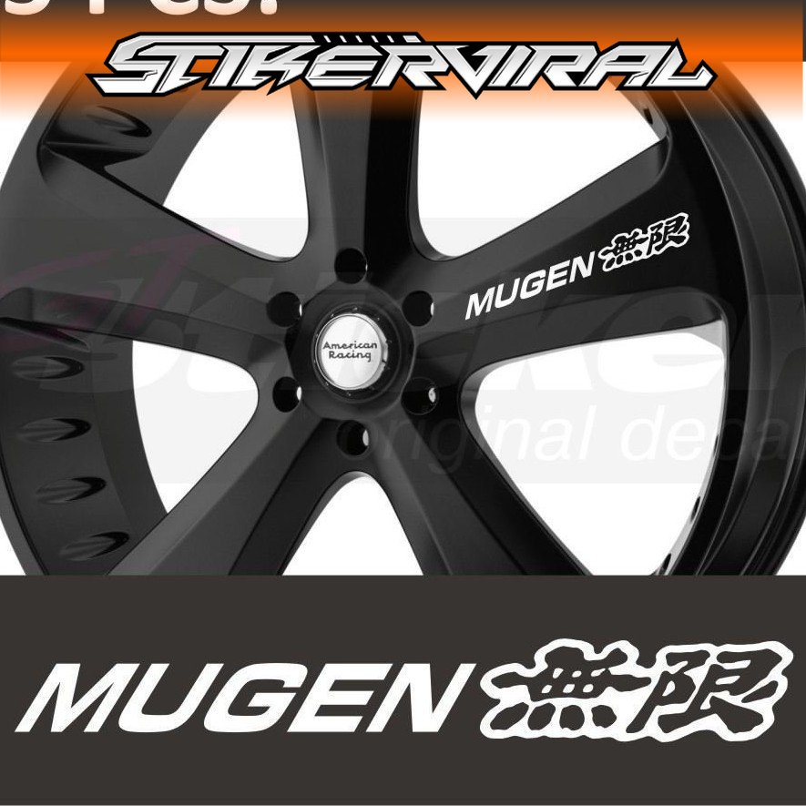MUGEN WHEEL STICKER MUGEN WHEEL STICKER HONDA RIM SPORT MUGEN SPORT RIM