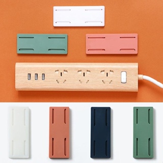 New 4pcs Self-adhesive Desktop Socket Fixer Power Strip Fixing Wall Sticker