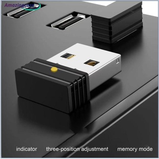 Amaz เมาส์เสมือนจริง Jiggler Undetectable Usb Mouse Mover พร้อมปุ่มสวิตช์เขย่าเมาส์อัตโนมัติ แบบเต็มรูปแบบ