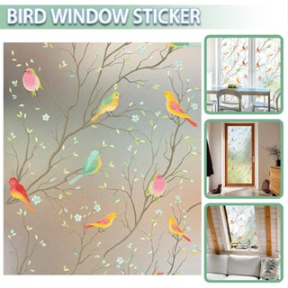 New Privacy Electrostatic Non-Adhesive Translucent Bird Window Stickers Decor