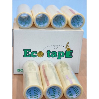 Best Seller เทปใส เทปน้ำตาล [72ม้วน] ยาว 100หลา กว้าง 2นิ้ว  Eco Tape ยกลังประหยัดกว่า!!