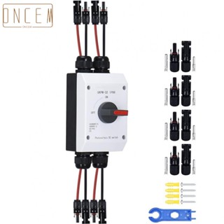 【ONCEMOREAGAIN】PV Isolator 1Set 32A Accessories Circuit Breaker Replacement Waterproof