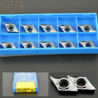 【ONCEMOREAGAIN】CNC Insert 10pcs Accessories DCGT32.50.5 Fittings For Aluminum DCGT11T302-AK