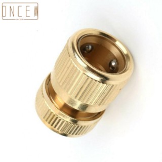 【ONCEMOREAGAIN】Hose Connector Repair Pipe Solid Brass Wear-resistant Precision Durable