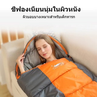 Desert Fox Camping ถุงนอนน้ำหนักเบา 4 Season Warm &amp; Cold Envelope Backpacking ถุงนอนสำหรับเดินทางกลางแจ้ง