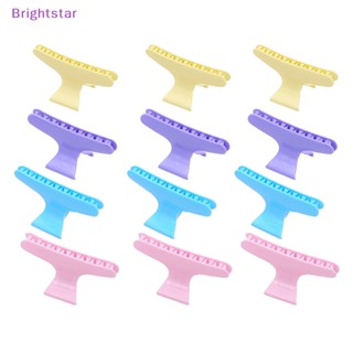 Brightstar กิ๊บติดผม กิ๊บติดผม รูปผีเสื้อ สไตล์มินิมอล สําหรับผู้หญิง 12 ชิ้น