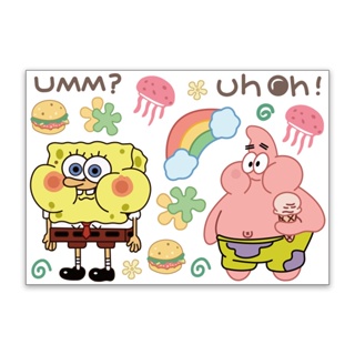 สติกเกอร์ ลายการ์ตูน Spongebob SquarePants Pie Daxing Block กันน้ํา สําหรับตกแต่งรถยนต์ รถจักรยานยนต์ไฟฟ้า