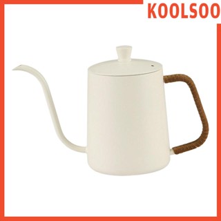 [Koolsoo] หม้อกาแฟดริป คอห่าน กันรอยขีดข่วน ด้ามจับป้องกันน้ําร้อนลวก