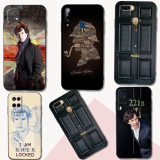 เคสโทรศัพท์มือถือ ซิลิโคนนิ่ม Tpu ลาย Sherlock Holmes สีดํา สําหรับ Oppo A73 5G A16 A16S A16K A16E A1K