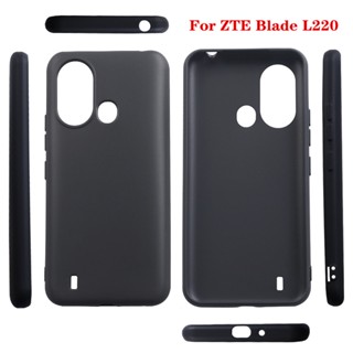 Zte Blade L220 เคสสีดํา นิ่ม TPU ซิลิโคน ป้องกันเต็มรูปแบบ