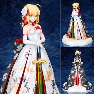 ตุ๊กตาฟิกเกอร์ FGO Crane Suit Saiba Kimono Dress saber สําหรับตกแต่ง