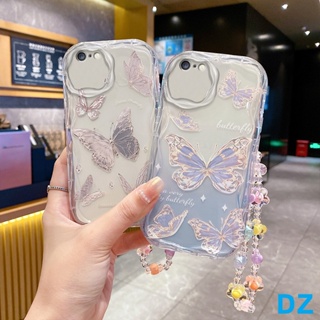 เคส iphone 6 6S 7 8 6PLUS 6SPLUS 7PLUS 8PLUS กรณีโทรศัพท์ซิลิโคนน่ารักพร้อมสร้อยข้อมือ TY2