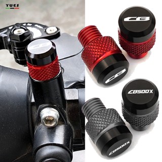 ฝาครอบสกรูกระจก CNC สําหรับรถจักรยานยนต์ Honda CB500X CB650R CB1000R CB650F CB600F CB500F CB1100 CB1000R CB 650R 500X