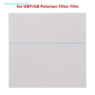 Loveoionia1 ฟิล์มโพลาไรซ์กรองแสง สําหรับ Gamboy GB GBP Backlit Screen Polarizer Filter Film br