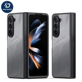 เคสโทรศัพท์มือถือ PC TPU ผิวด้าน ป้องกันลายนิ้วมือ พับได้ สําหรับ Samsung Galaxy Z Fold 5 Case DUX DUCIS Aimo Series