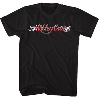 เสื้อยืด พิมพ์ลายโลโก้ Motley Crue 1989-1994