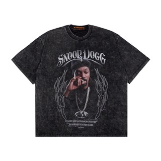 เสื้อยืด พิมพ์ลาย SNOOP DOGG OVERSIZE WASHING