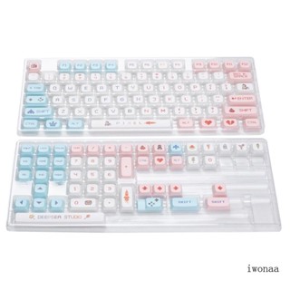 Iwo ปุ่มกดคีย์บอร์ด ธีมพิกเซลวอร์ XDA PBT 125 คีย์ สําหรับคีย์บอร์ด